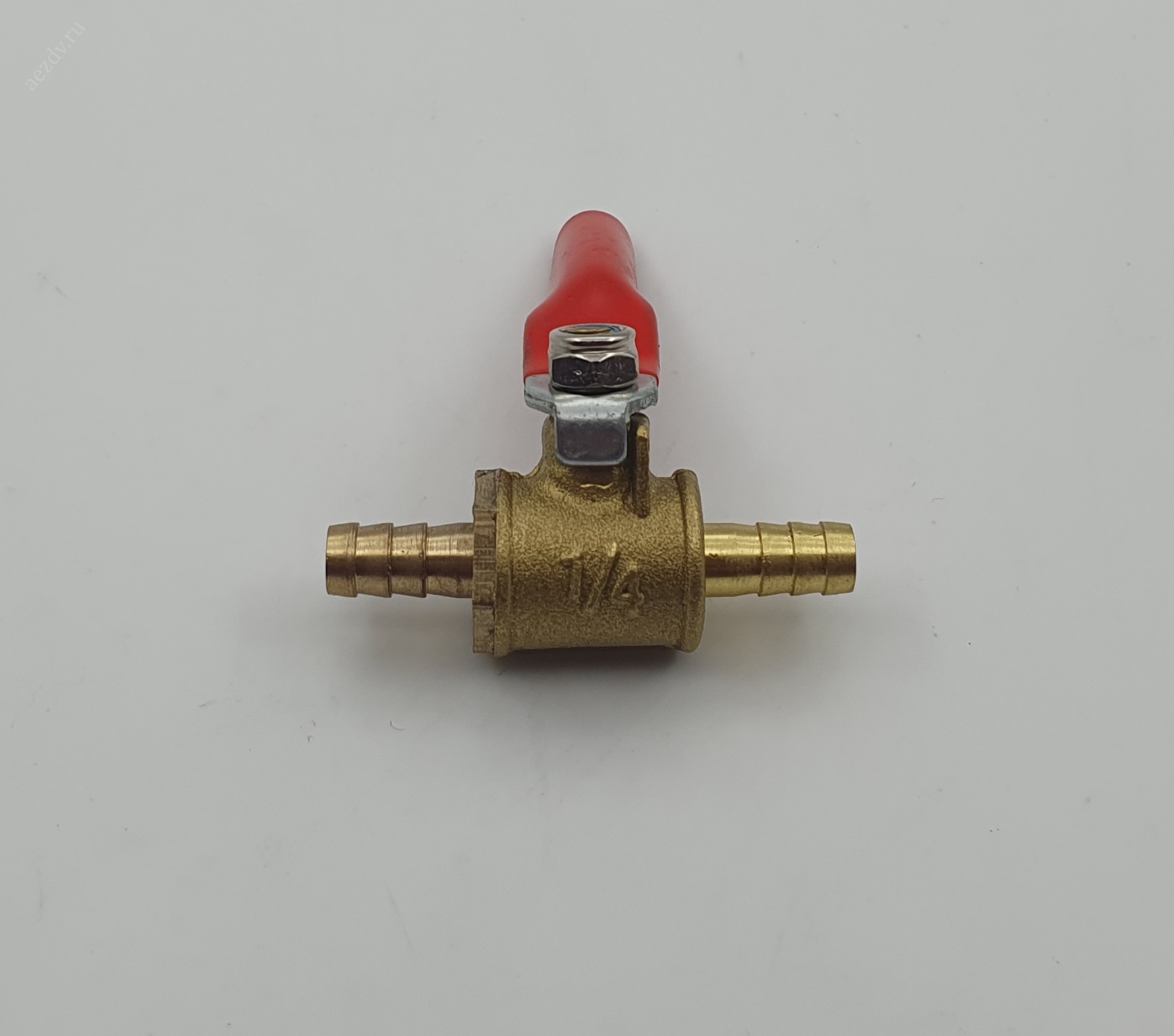 Краник шаровой Pegas pneumatic латунный елочка 6х6mm