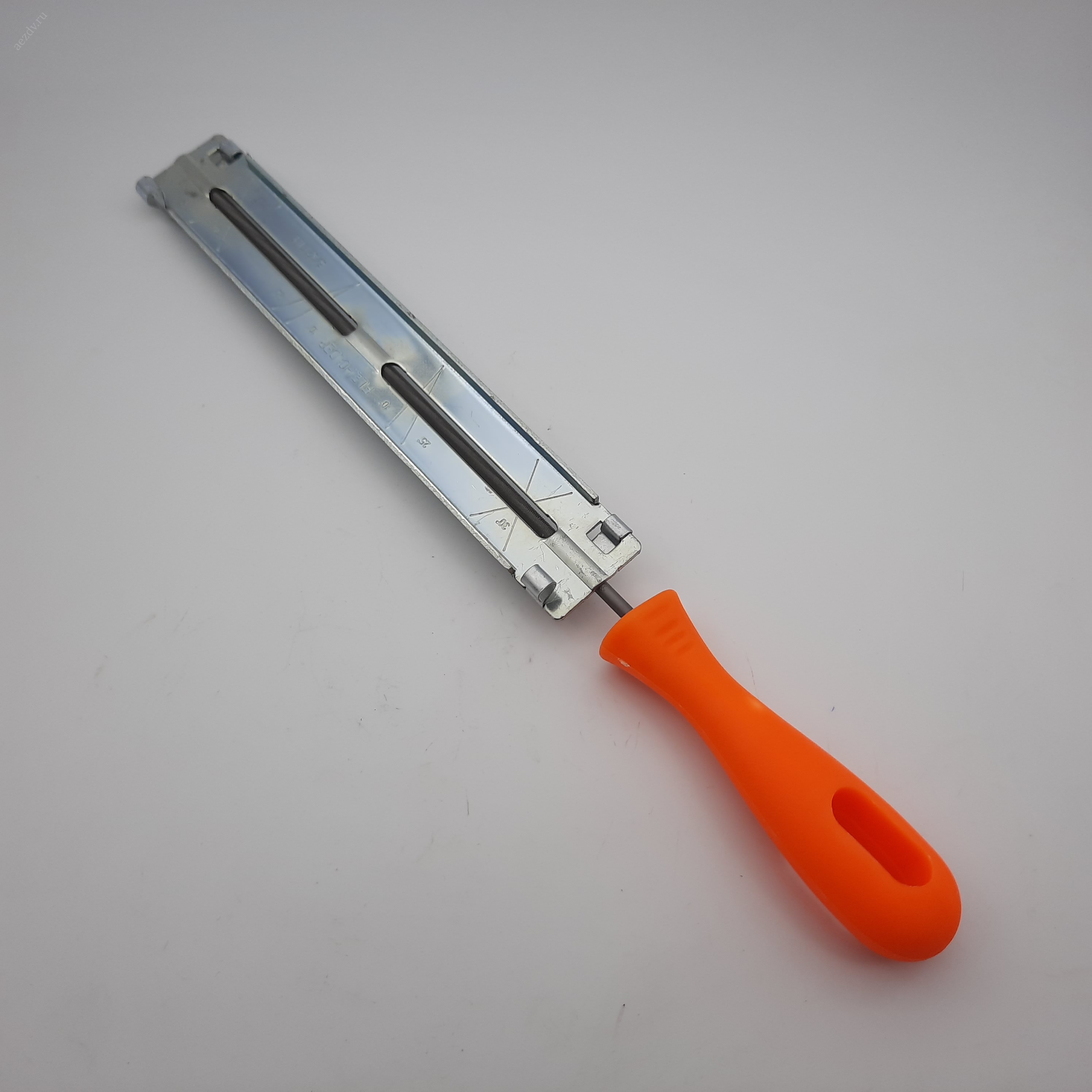 Обойма напильника с направляющей для напильника диаметр 4,0 мм с пластиковой ручкой