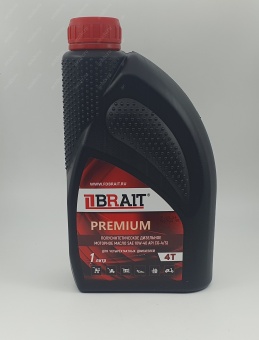 Масло 4-х тактное полусинтетическое дизельное BRAIT PREMIUM 4-T SAE10W-40 API C64/SJ
